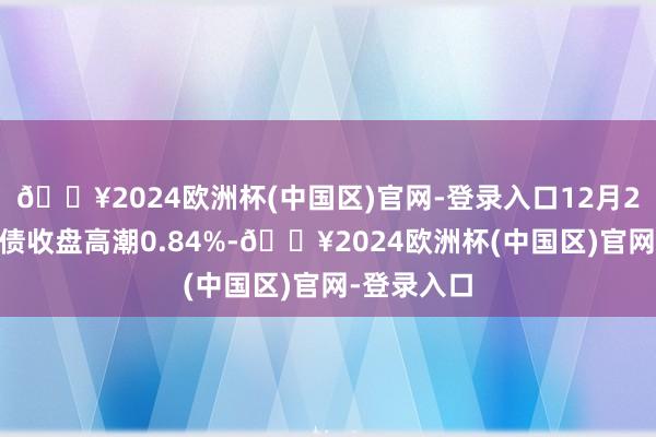 🔥2024欧洲杯(中国区)官网-登录入口12月2日欧22转债收盘高潮0.84%-🔥2024欧洲杯(中国区)官网-登录入口